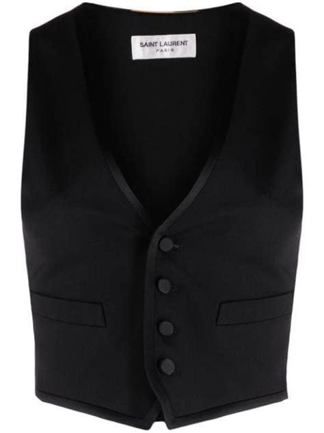 ysl waistcoat|farfetch YSL jackets.